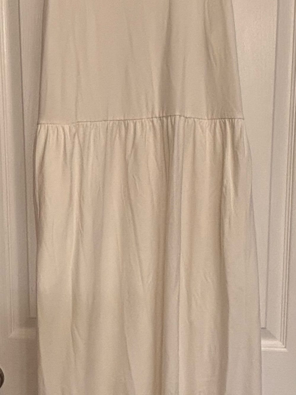 a new day Cream Maxi Tiered Skirt
